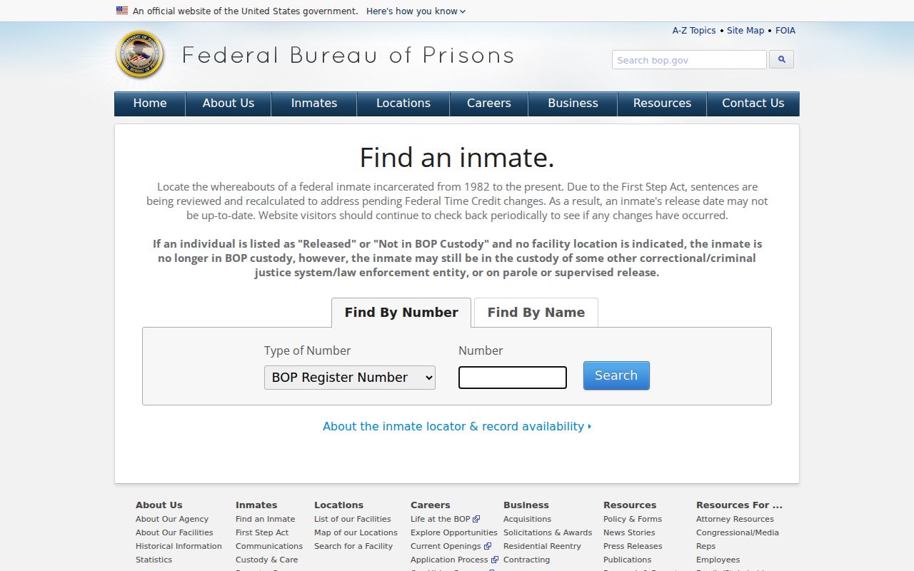 Federal custody search for a Choctaw County arrest lookup