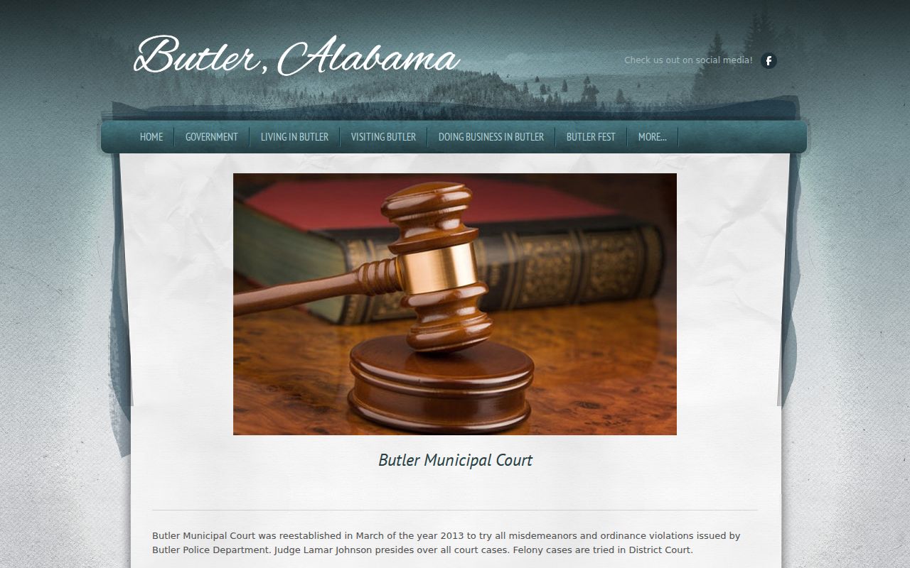 Butler municipal court criminal records and jurisdiction